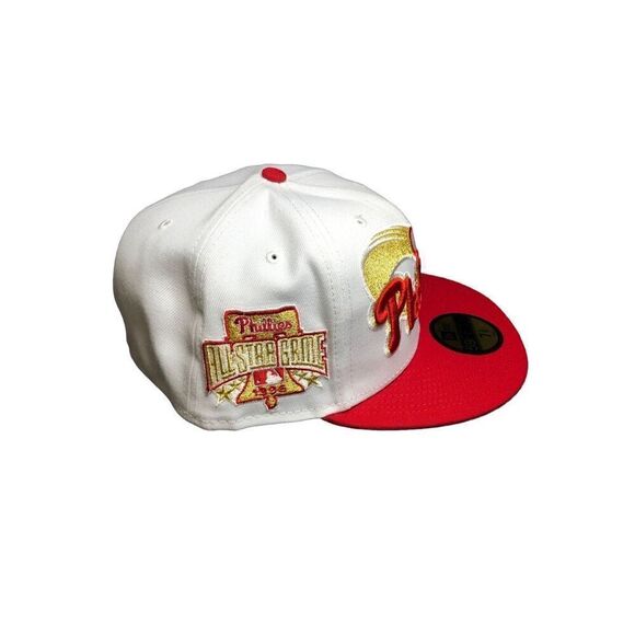 New Era Philadelphia Phillies 59FIFTY Fitted Cap Hat Size 7 5/8 - Picture 2 of 5